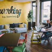 Lounge-Bereich im Coworking kup. Ravensburg Lounge-Bereich im Coworking kup. Ravensburg
